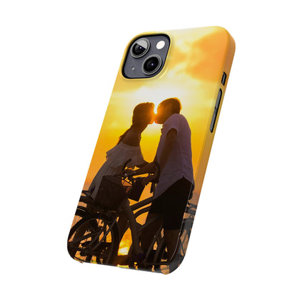 Sunset Kiss Slim Phone Case