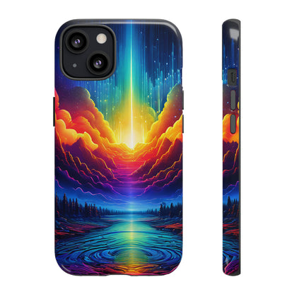 Rainbow Clouds Tough Case