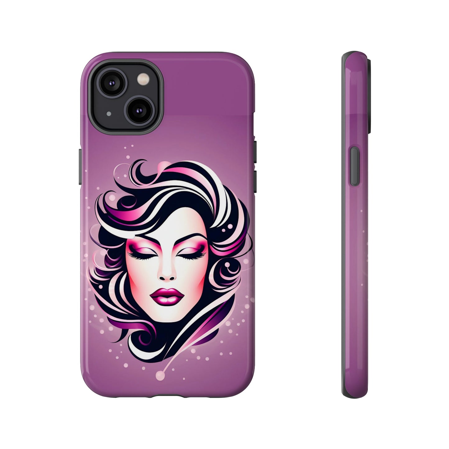 Magenta Lady Tough Case