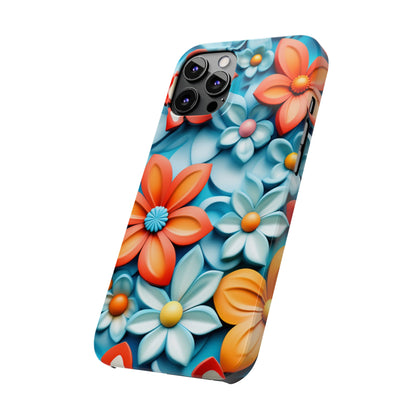 Flower Mural Slim Phone Case - Colorwink