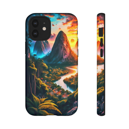 Glowing Mountain Tough Case