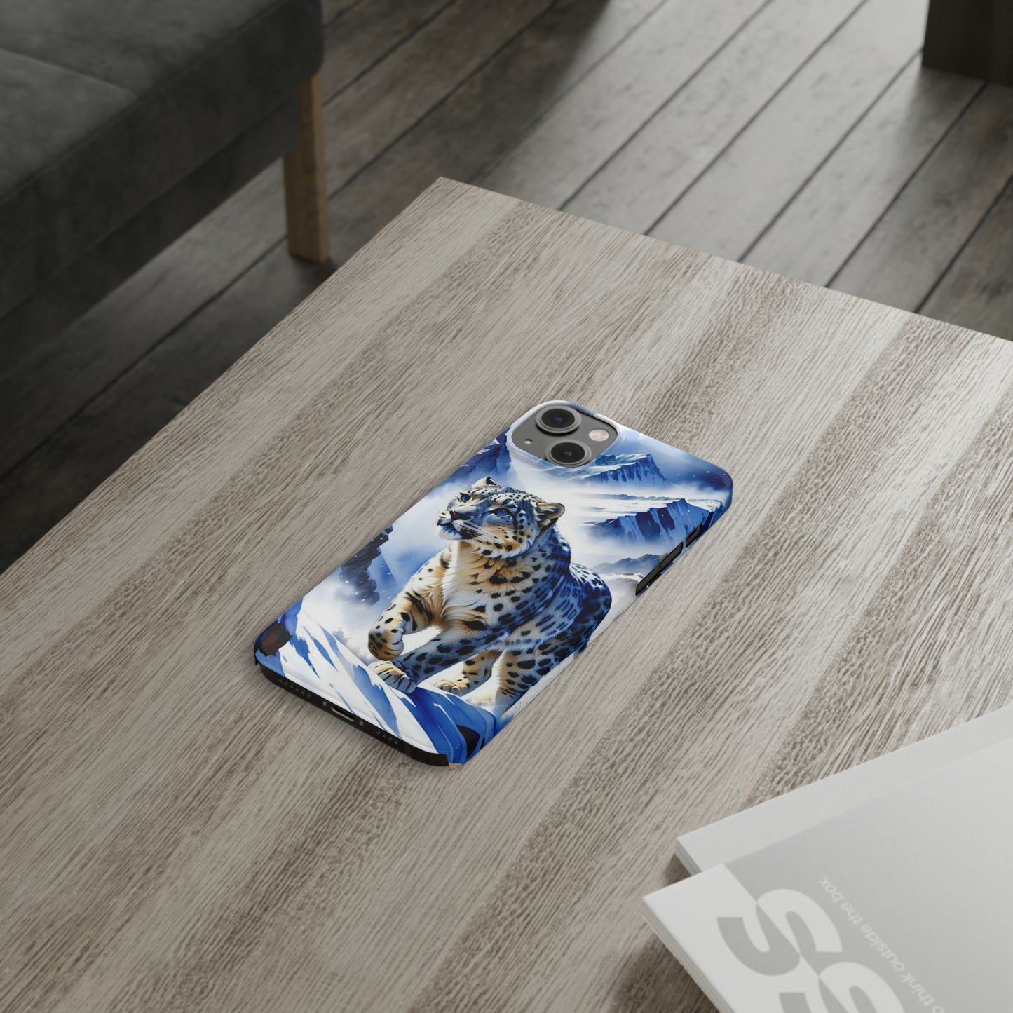 White Tiger Slim Phone Case - Colorwink