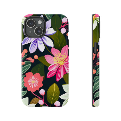 Pink Flower Pattern Tough Case