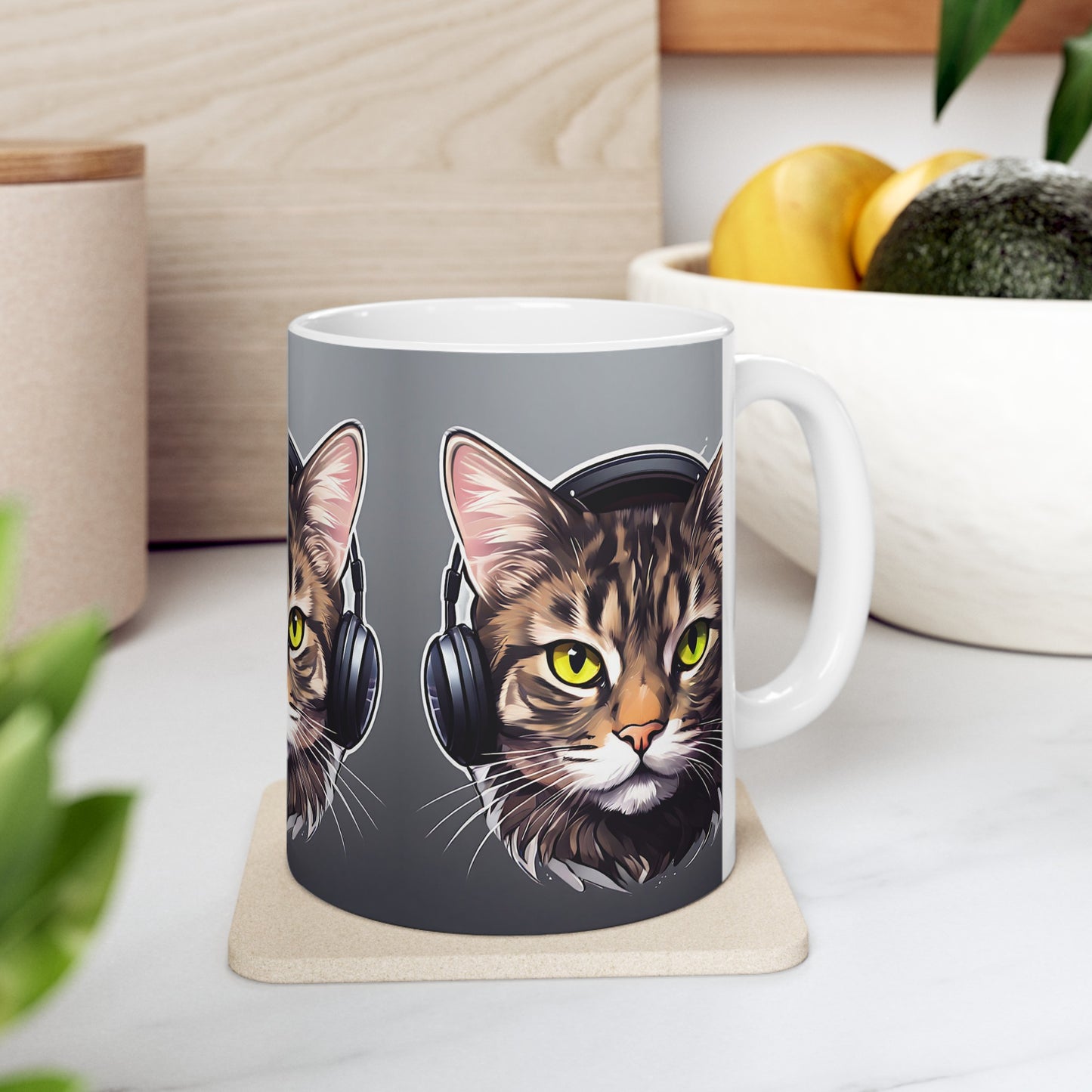 Chilling Kitty Coffee Mug