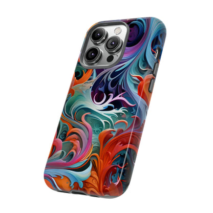 Spiral Paint Art Pattern Tough Case