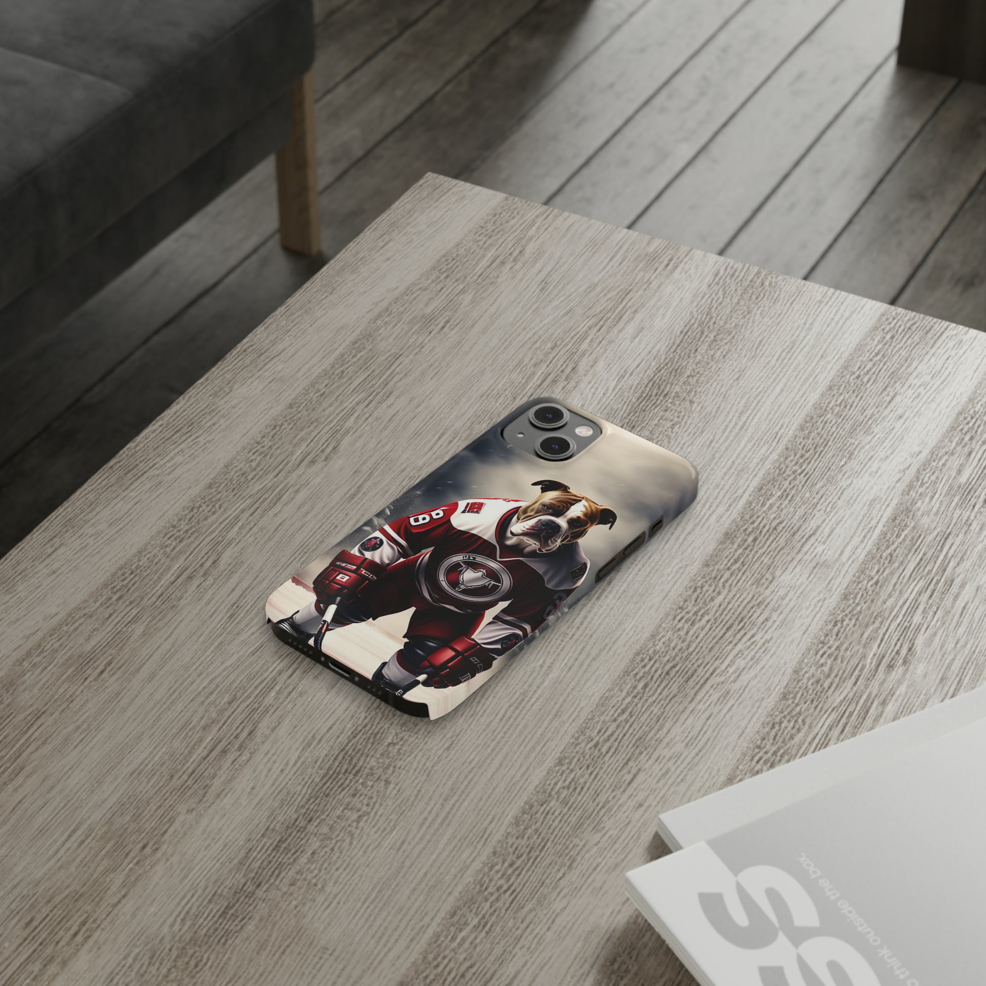 Ice Hockey Player Slim Phone Case - Colorwink