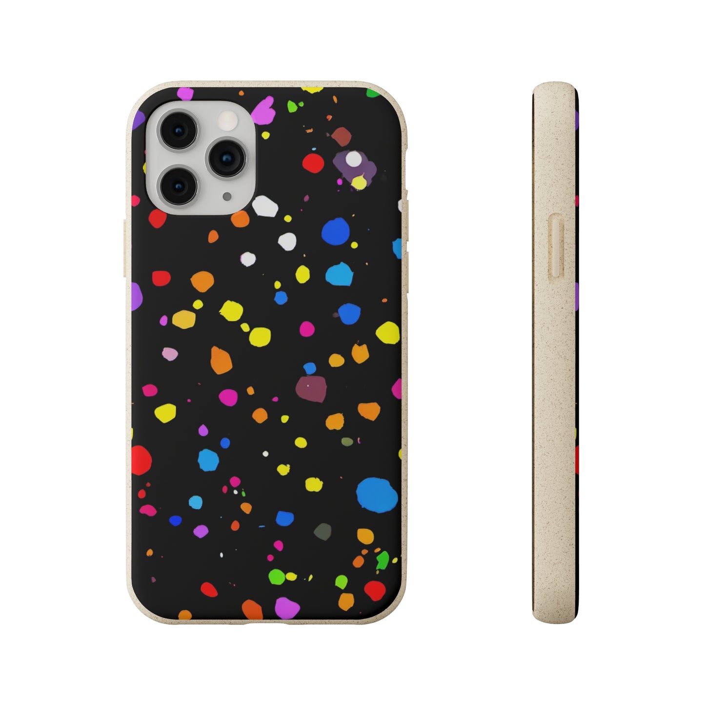 Colorful Dot Parade Biodegradable Case