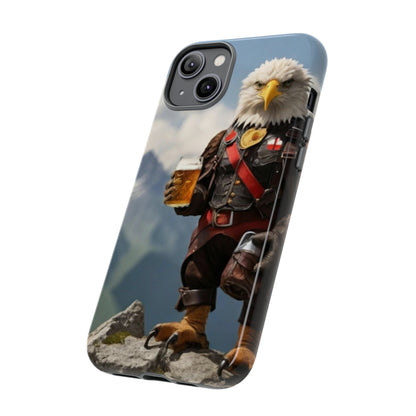 Eagle holding by a beer Tough Case