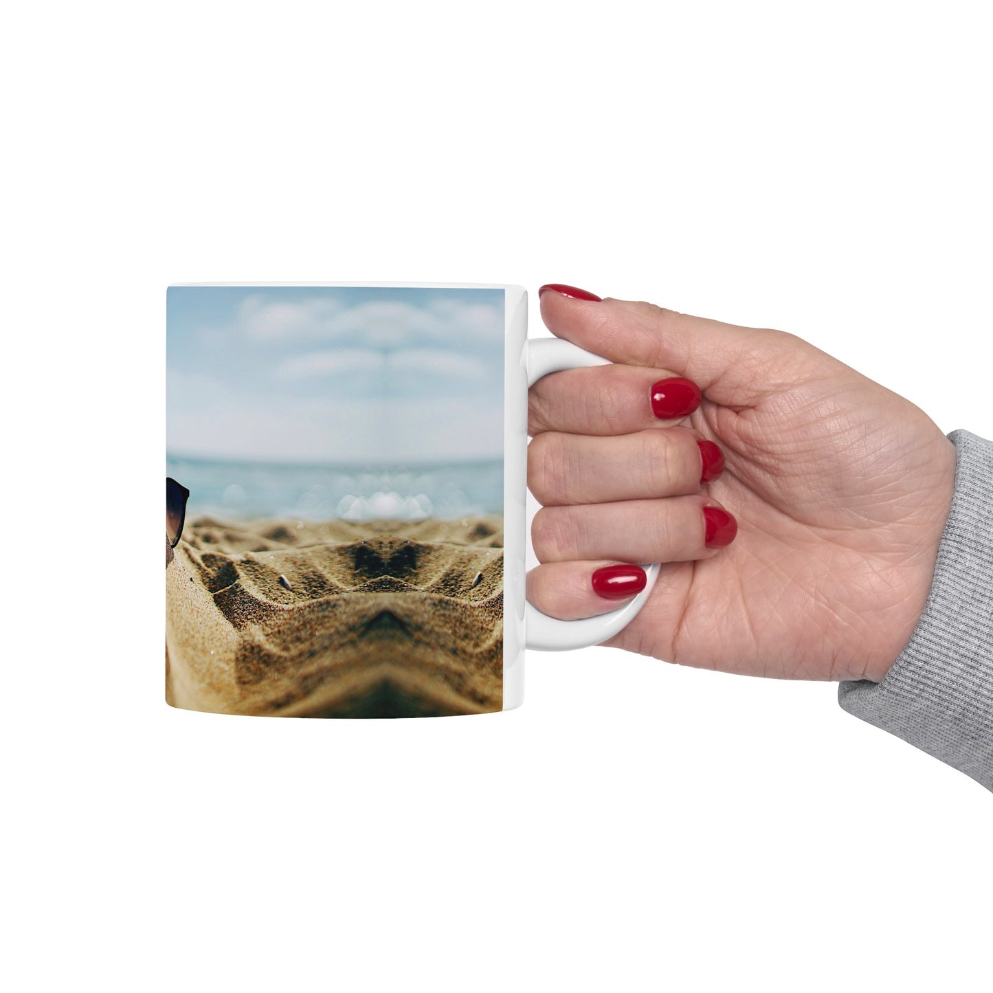 Beach Sunglass Coffee Mug