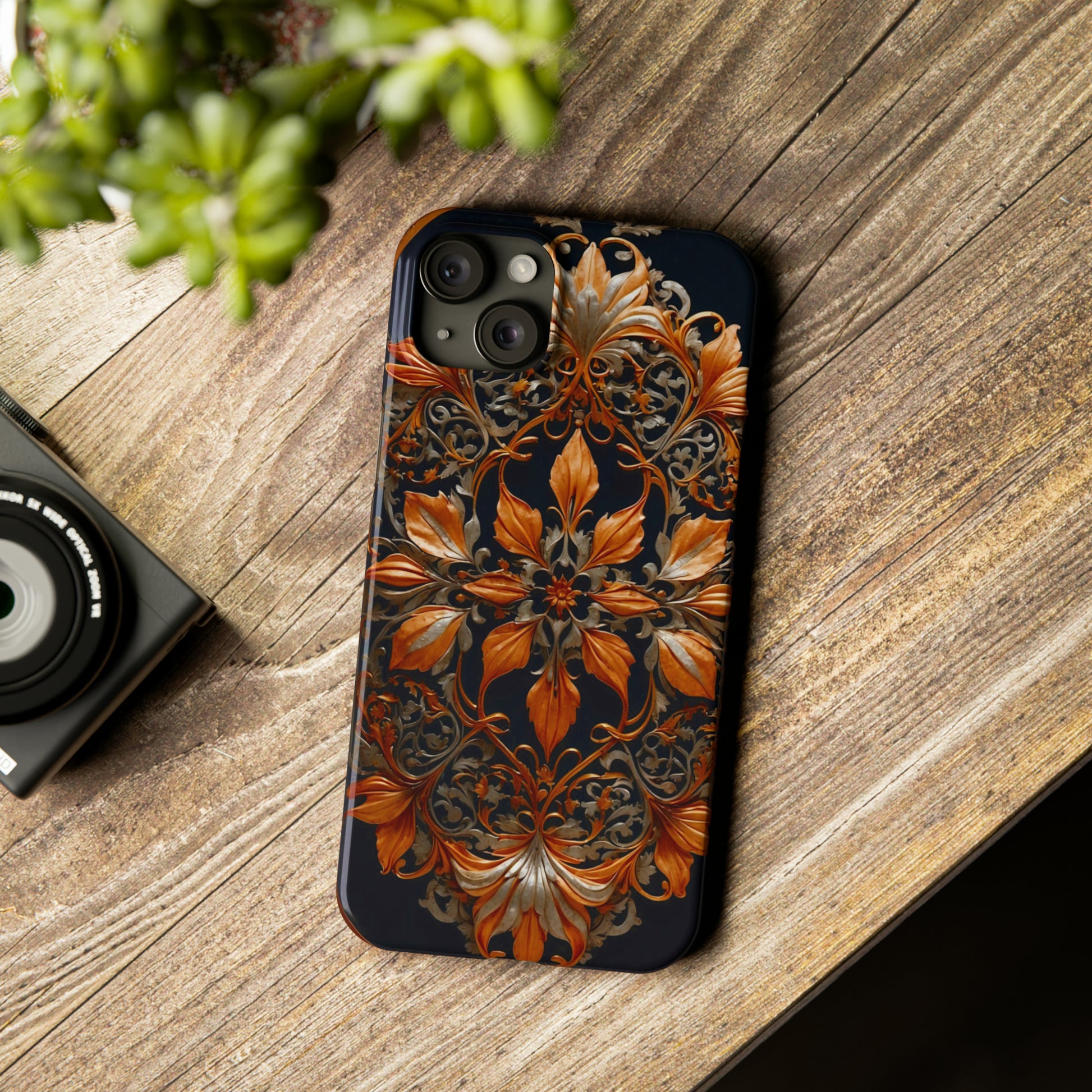 Floral Symphony Slim Phone Case - Colorwink