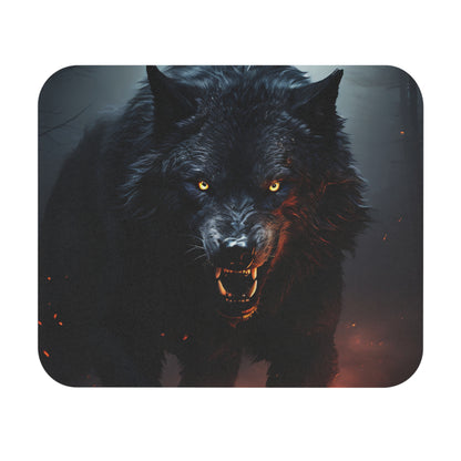 Angry Wolf Mouse Pad