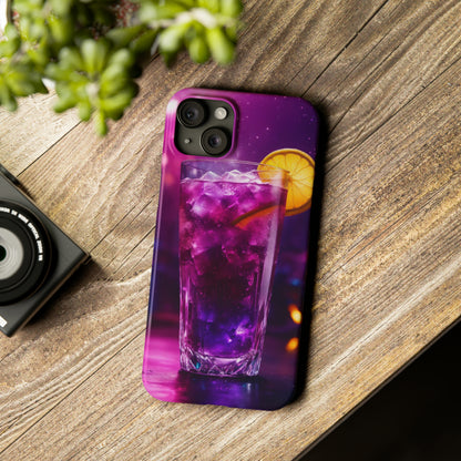 Purple Drink Slim Phone Case - Colorwink