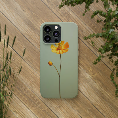 Lone Flower Biodegradable Case