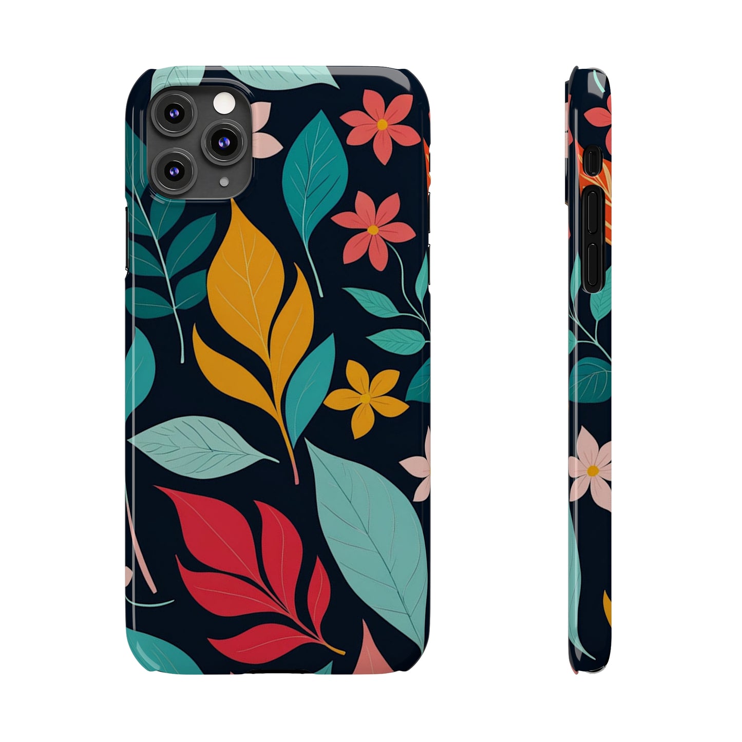 Flower Leaf Slim Phone Case