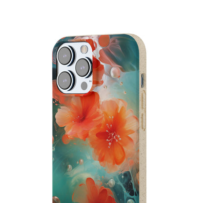 Flower painting Biodegradable Case