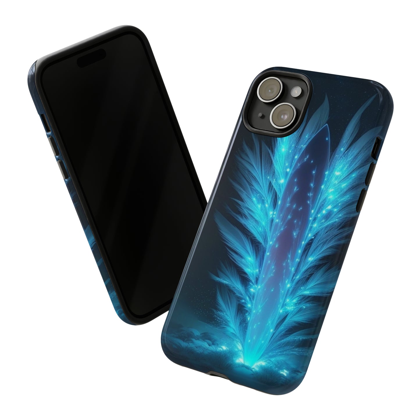 Glowing Blue Light  Tough Case