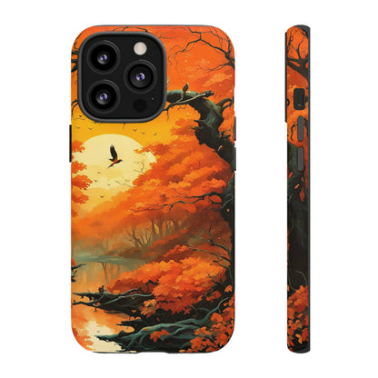 Sunset Tree Tough Case