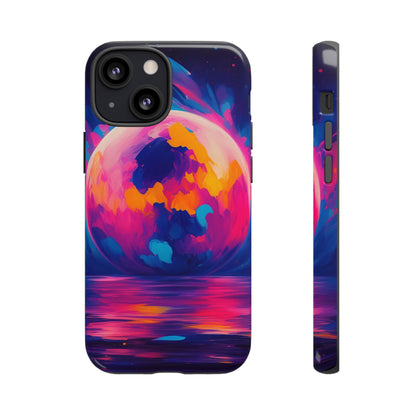 Hexagonal Moon Tough Case