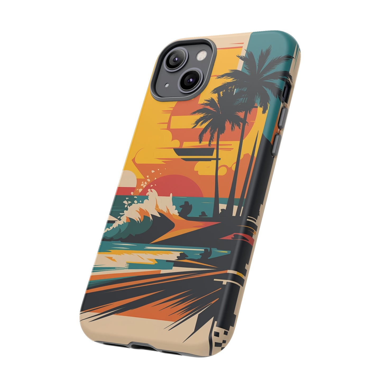 Beach Art Mural Tough Case - Colorwink