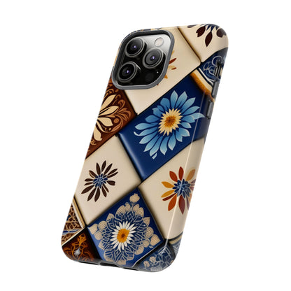 Floral Tiles Tough Case