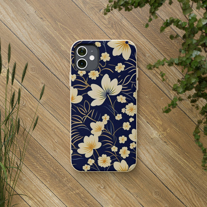 Flower Paint Biodegradable Case