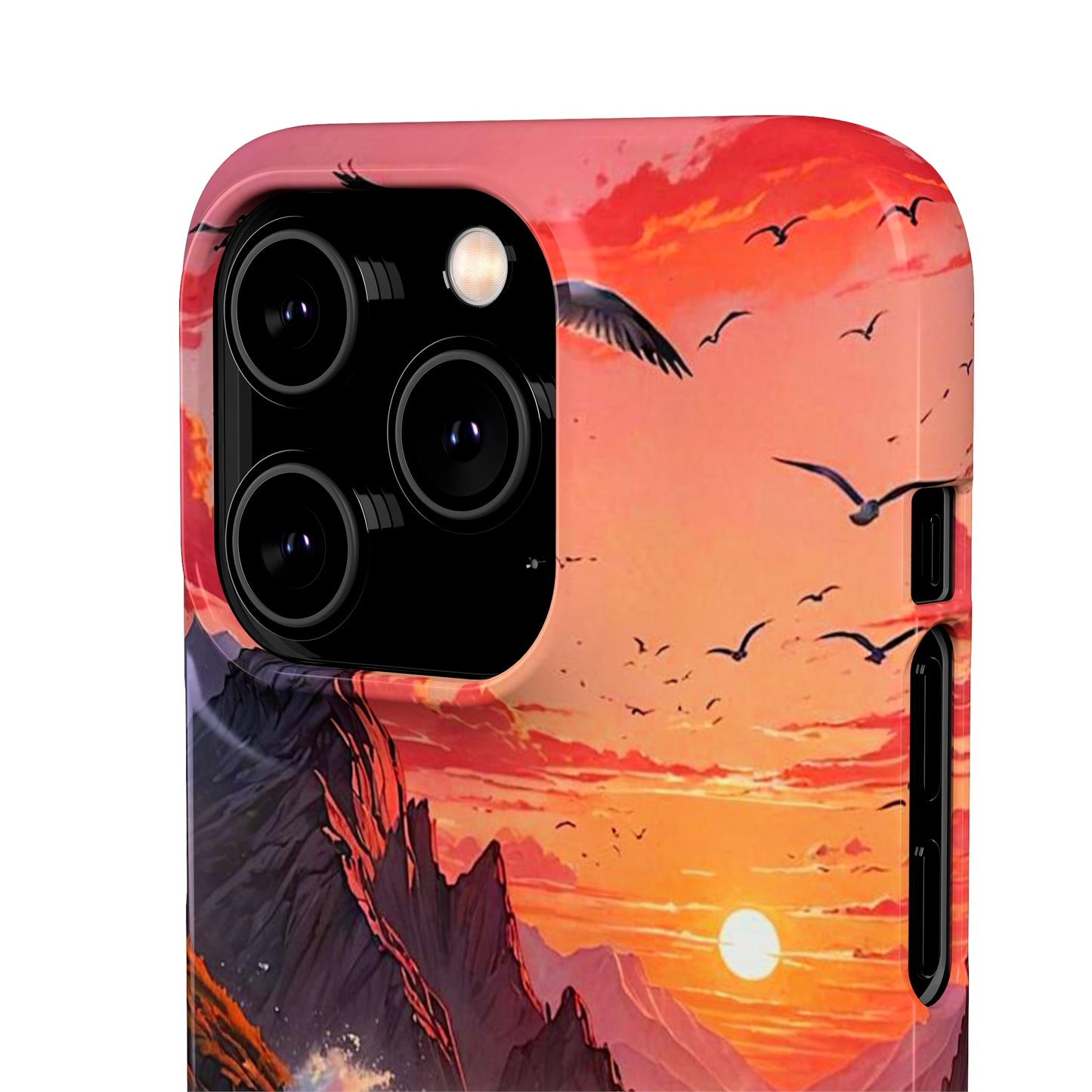 Seagull Sunset Art Snap Case - Colorwink