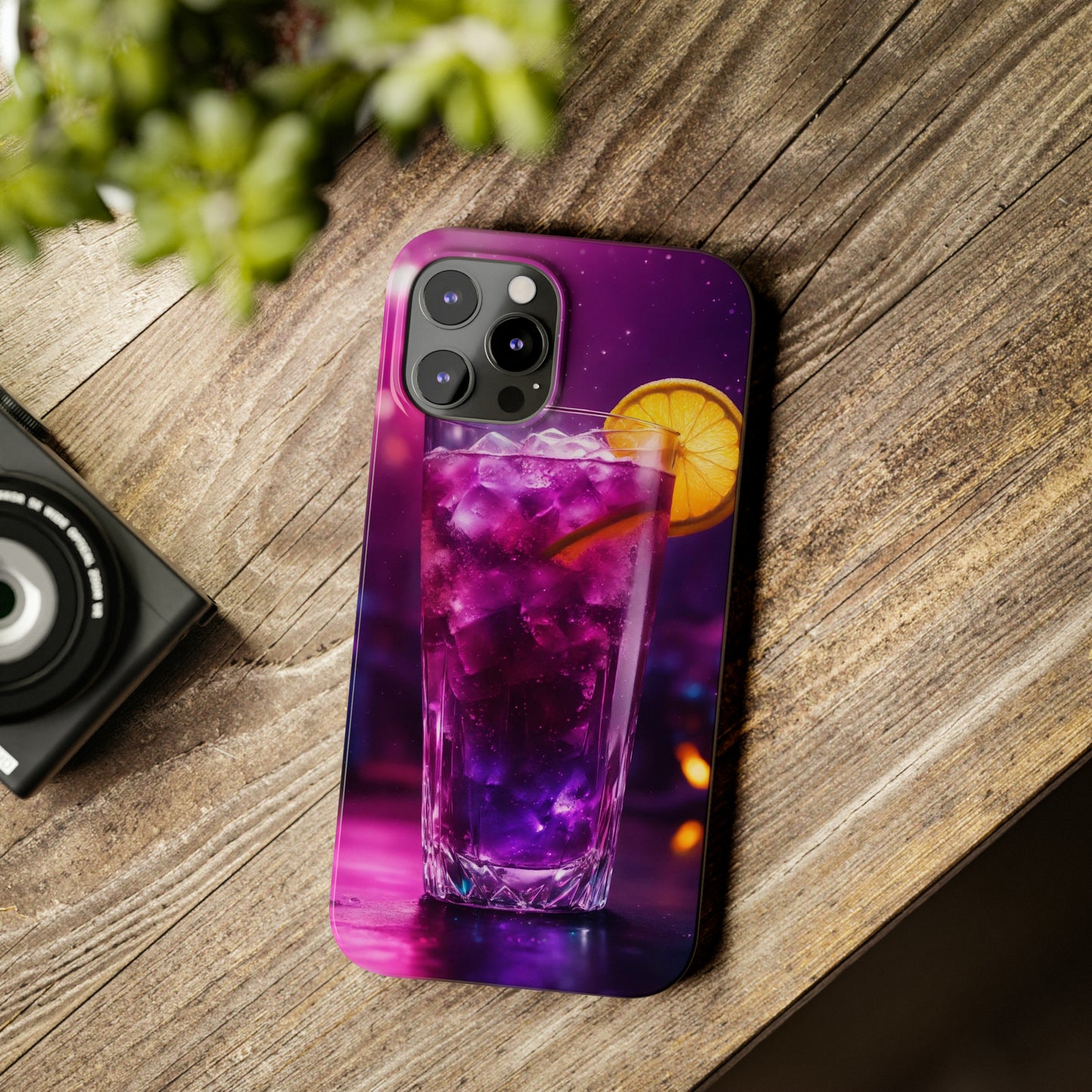 Purple Drink Slim Phone Case - Colorwink