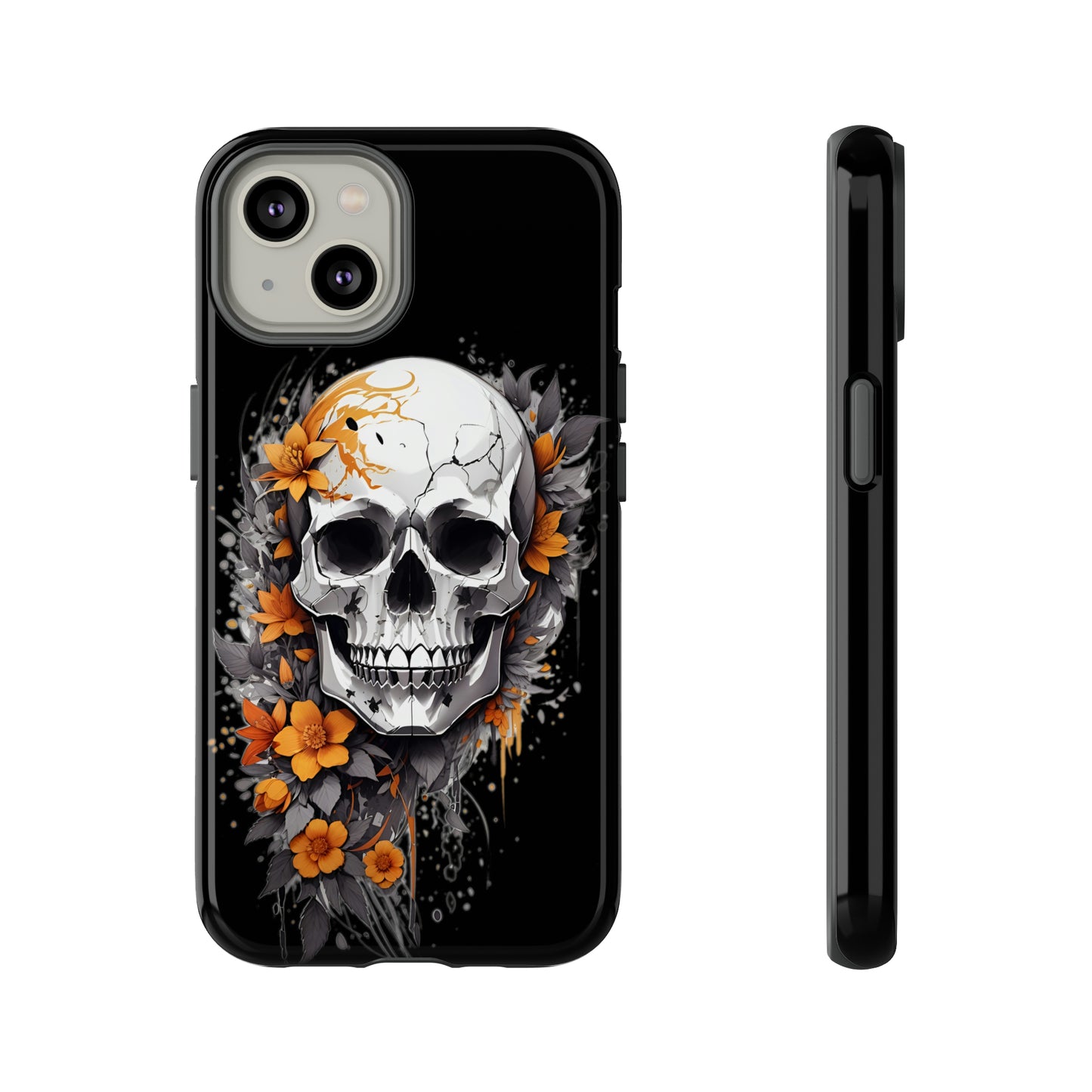 Skulls and Flowers Tough Case