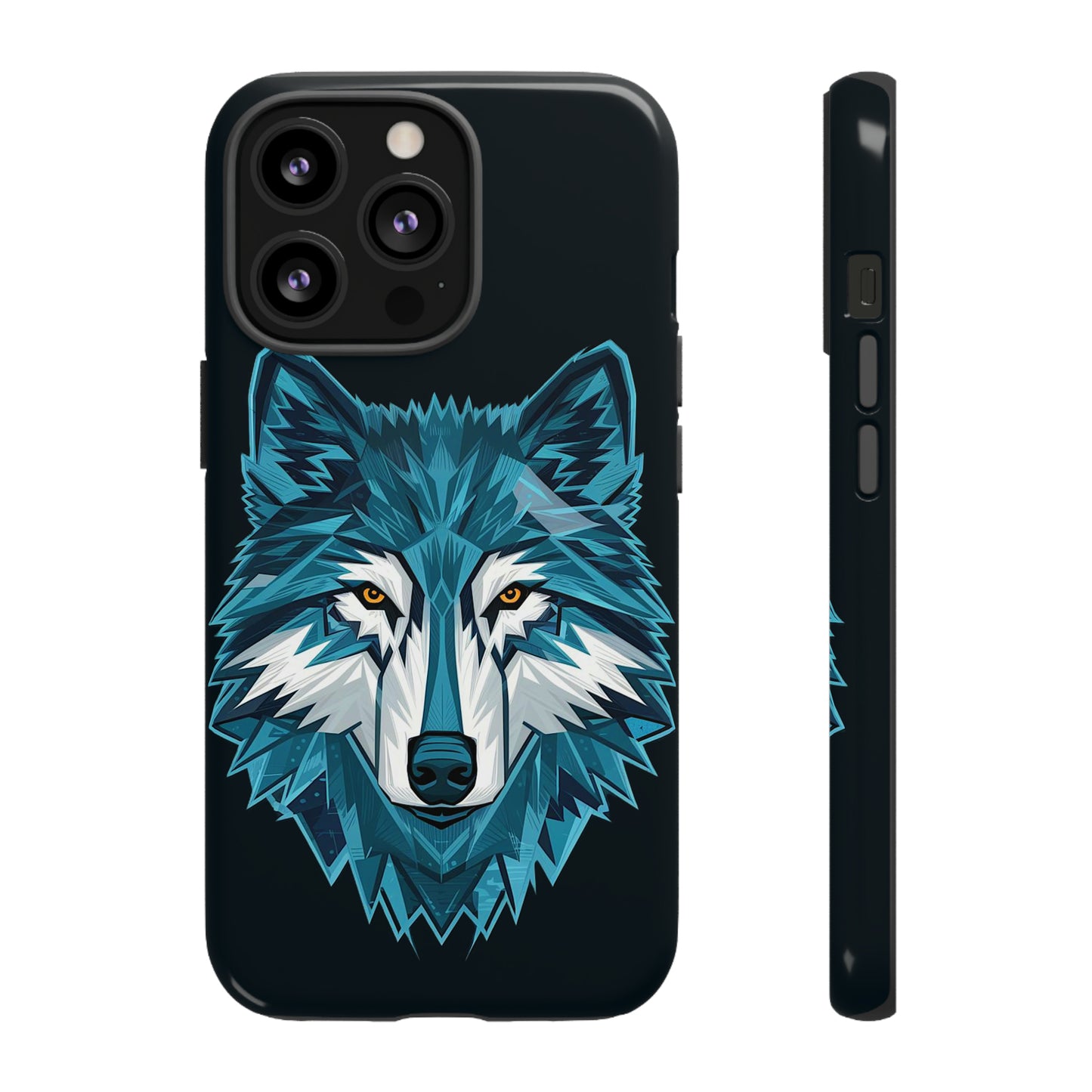 Cubism Wolf Art Tough Case