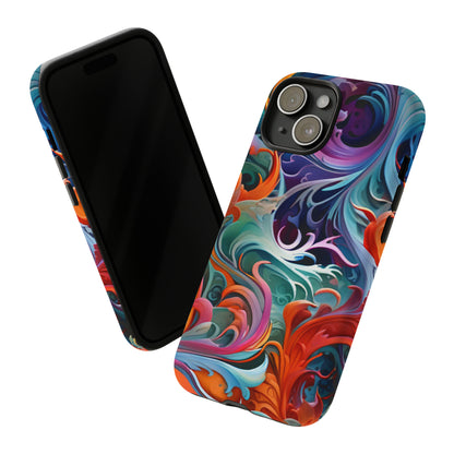 Spiral Paint Art Pattern Tough Case