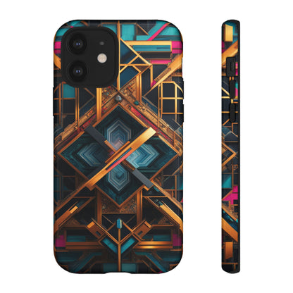 Abstract Tesseract Tough Case