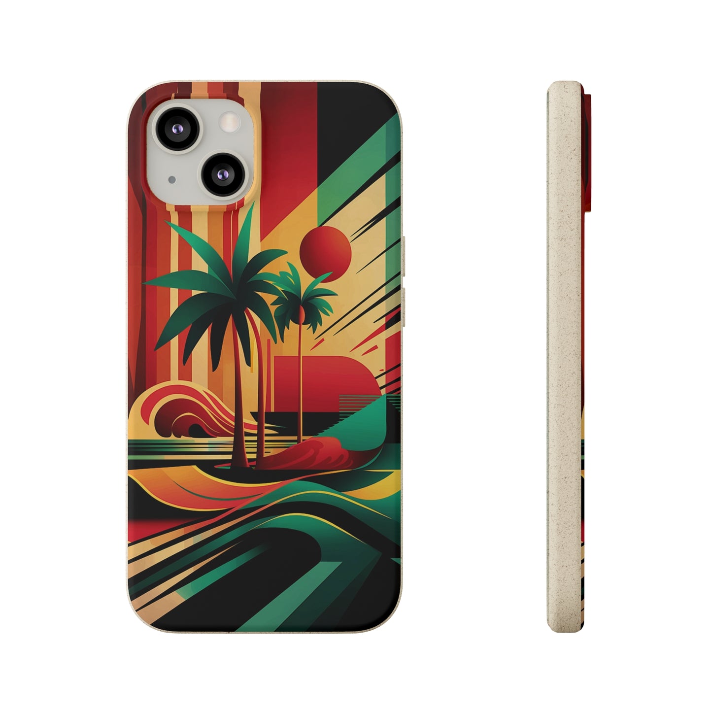 Beach Painting Biodegradable Case