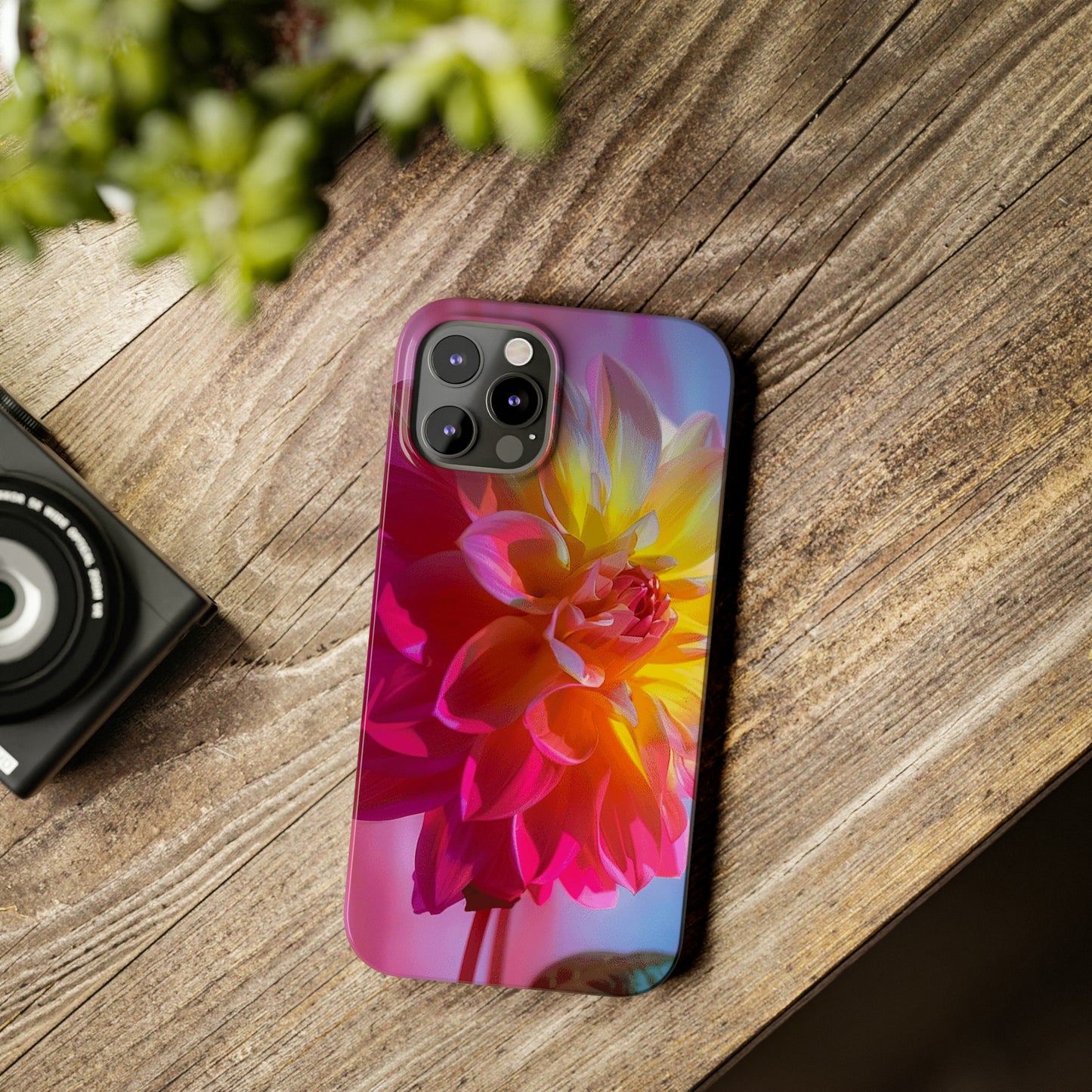 Floral Design Slim Phone Case - Colorwink