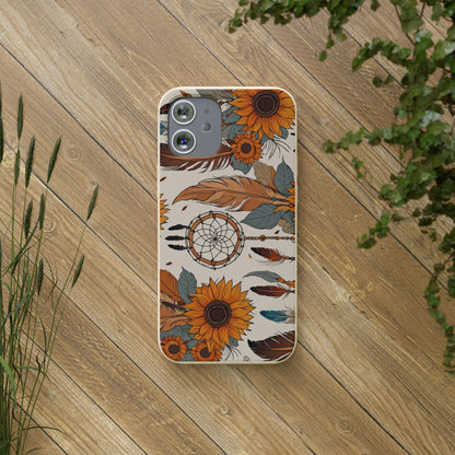 Floral Art Biodegradable Case