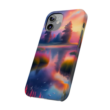 Blurry Morning Slim Phone Case - Colorwink