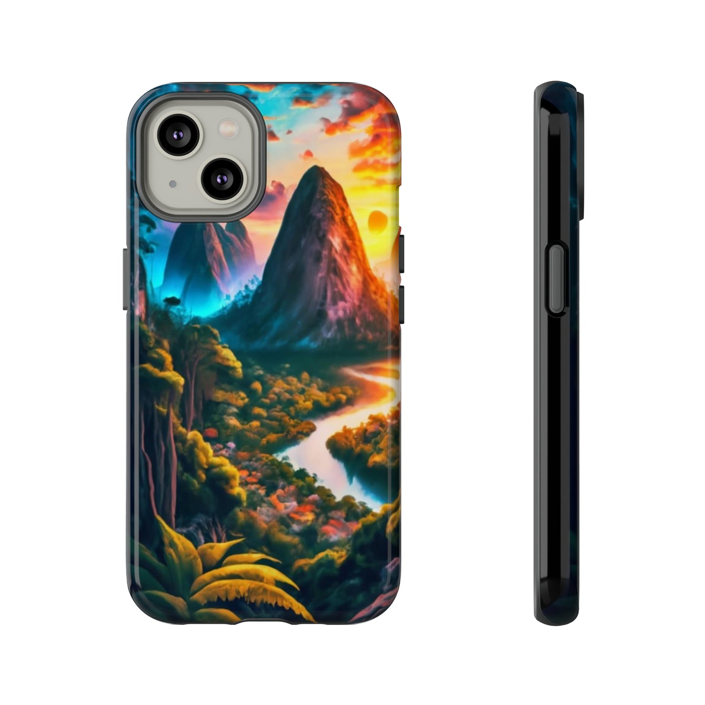 Glowing Mountain Tough Case