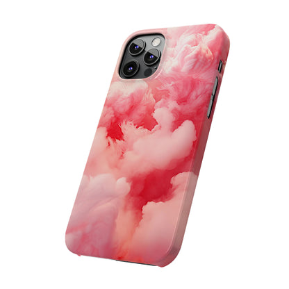 Pink Cloud Slim Phone Case - Colorwink