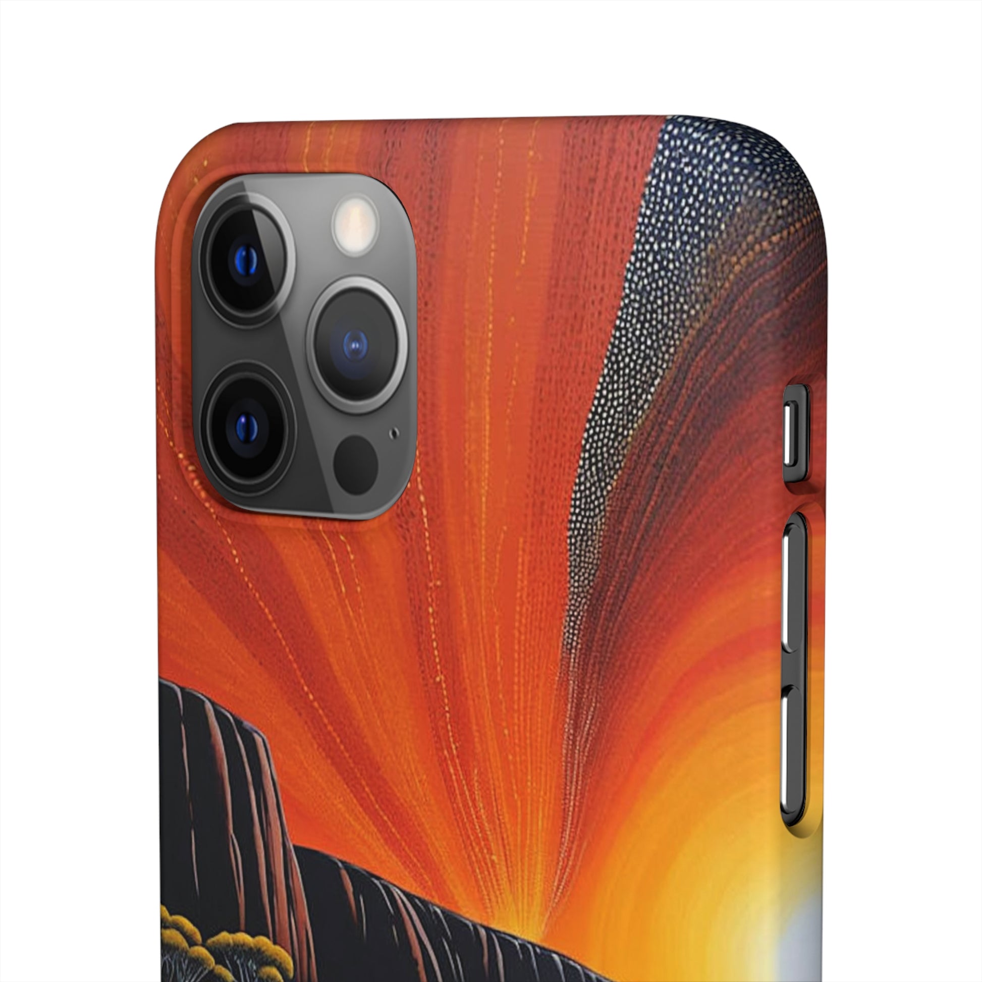 Orange landscape Snap Case - Colorwink