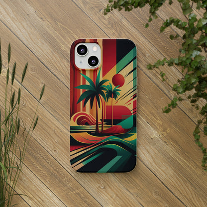 Beach Painting Biodegradable Case