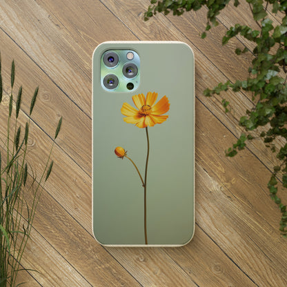 Lone Flower Biodegradable Case