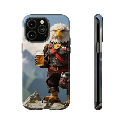 Eagle holding by a beer Tough Case