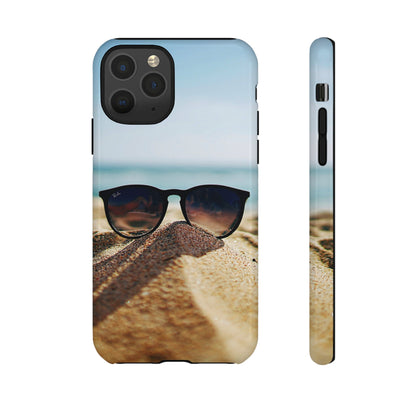 Sunglass on Beach Tough Case