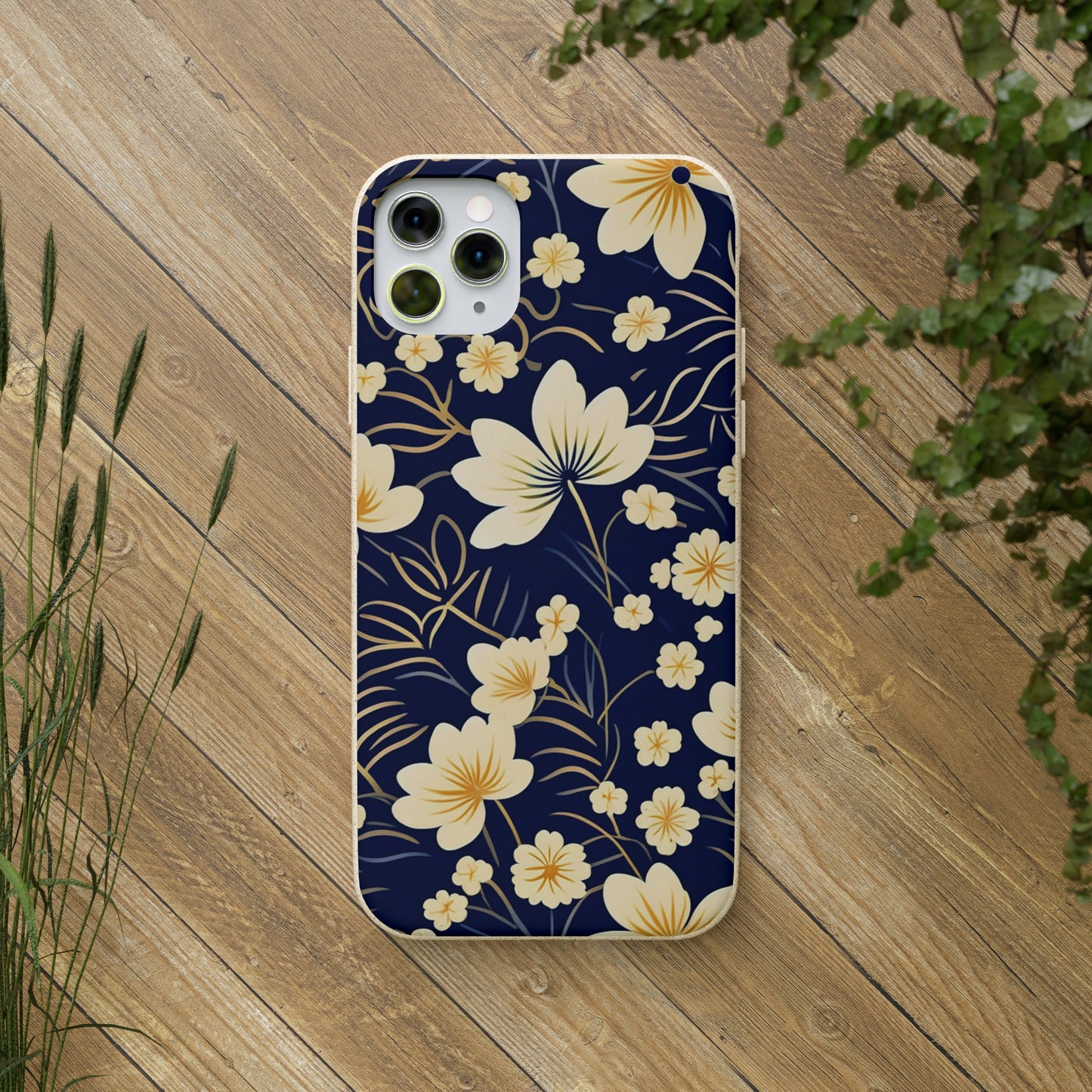 Flower Paint Biodegradable Case