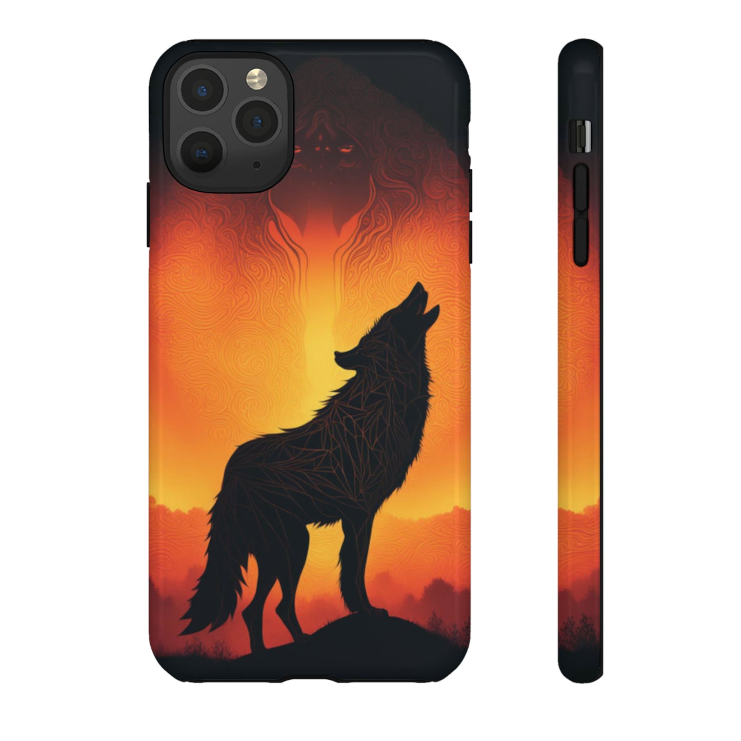 Wolf silhouette Tough Case