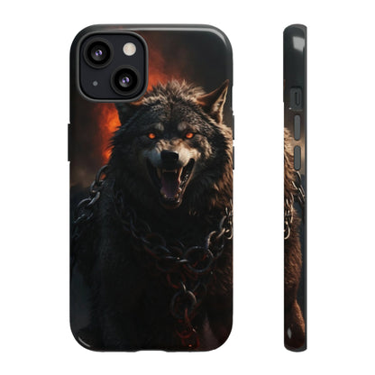 Wolf chained Tough Case