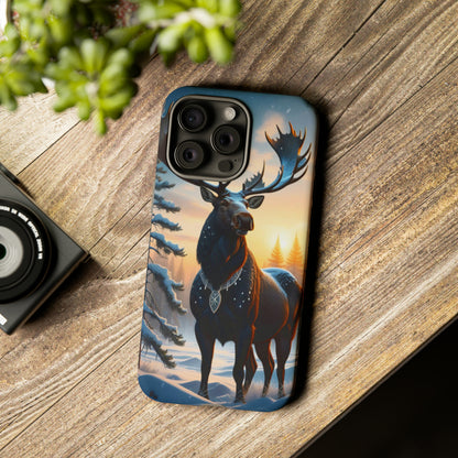 Winter Moose Tough Case