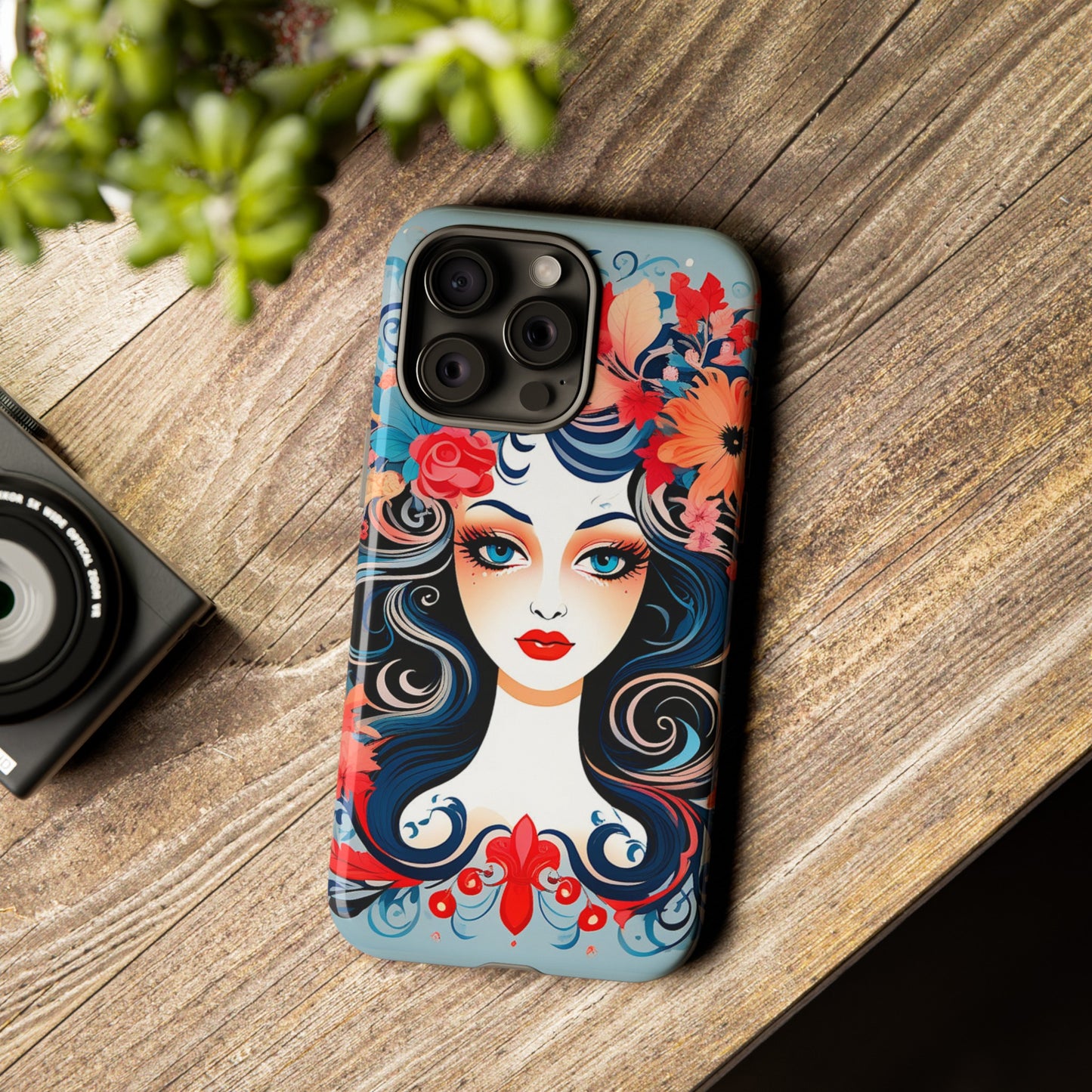 Floral Lady Tough Case