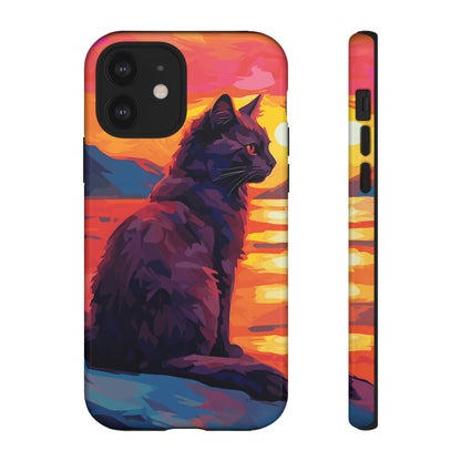 Sunset Cat Tough Case