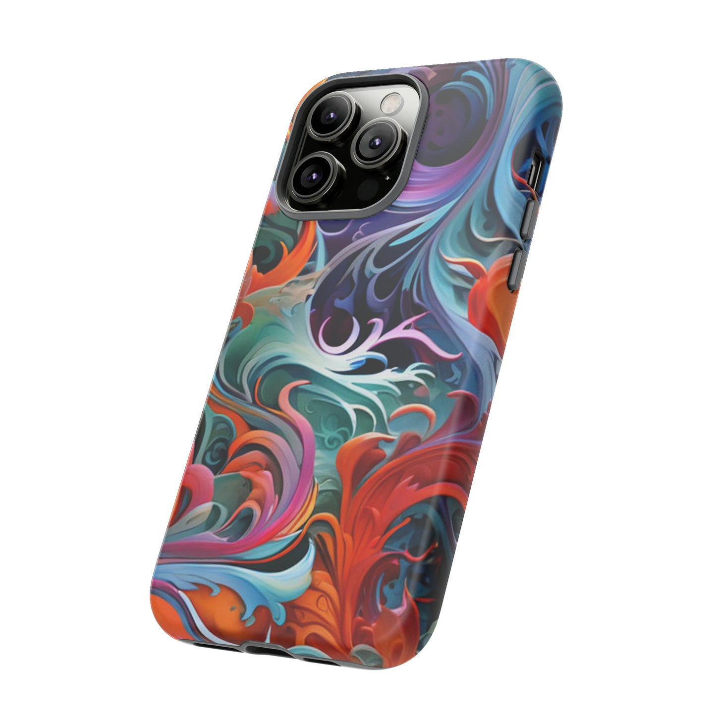 Spiral Paint Art Pattern Tough Case