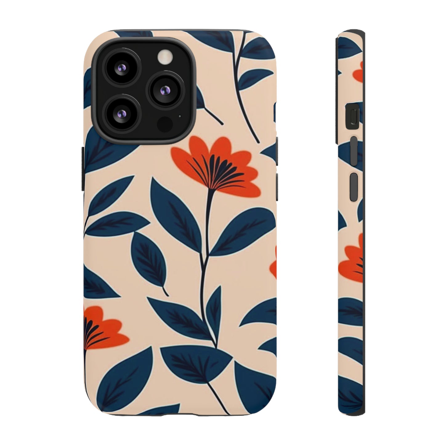 Floral Pattern Tough Case